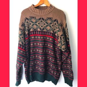 Vintage Eddie Bauer Grandpa Sweater- M